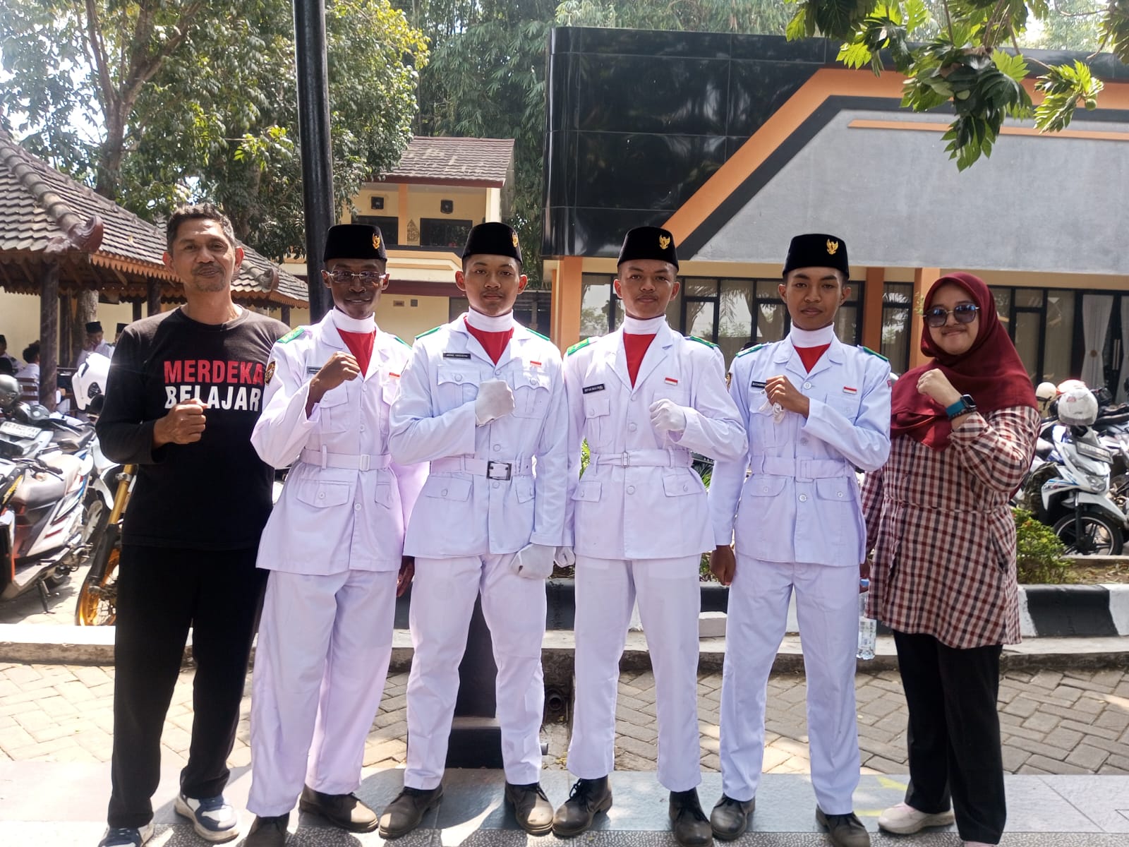 🇮🇩 Siswa SMK Al Kaaffah Ikuti Gladi Bersih Paskibraka Kecamatan Kepanjen